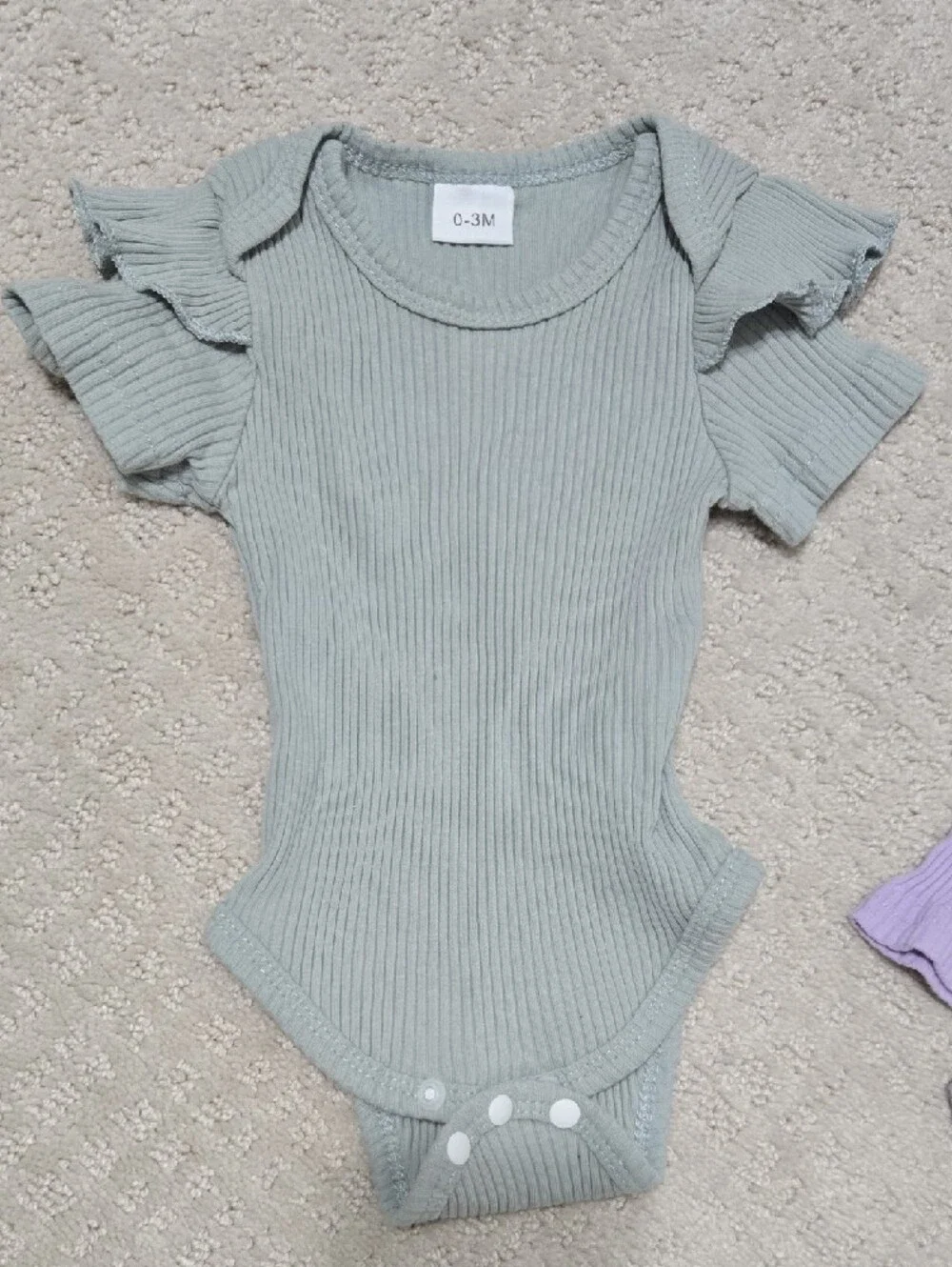 Mixed Pack of Girls' One-Piece Bodysuits- (0-3 Months)